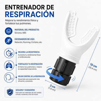 Entrenador Respiratorio AeroCore Blanco