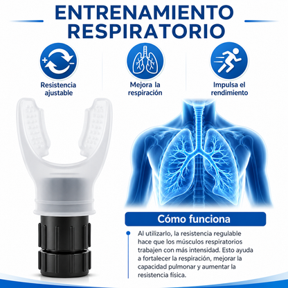 Entrenador Respiratorio AeroCore Blanco