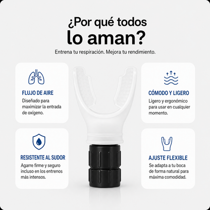 Entrenador Respiratorio AeroCore Blanco