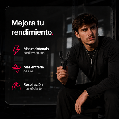 Pack de 2 Entrenador Respiratorio AeroCore (Negro)